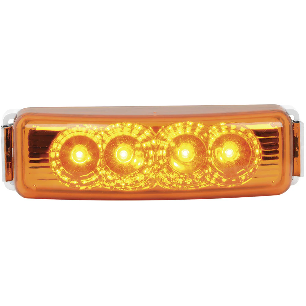 4" 4 LED Spyder Light with Chrome Rim