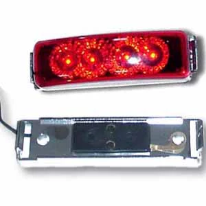 4" 4 LED Spyder Light with Chrome Rim - Image 10