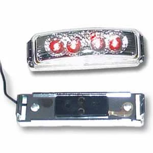 4" 4 LED Spyder Light with Chrome Rim - Image 11