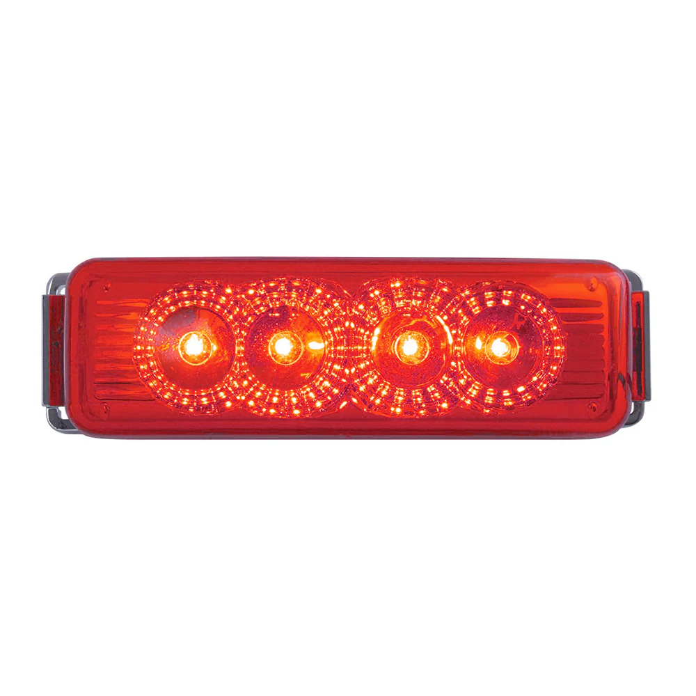 4" 4 LED Spyder Light with Chrome Rim - Image 4
