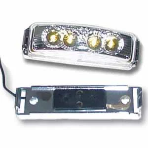 4" 4 LED Spyder Light with Chrome Rim - Image 9