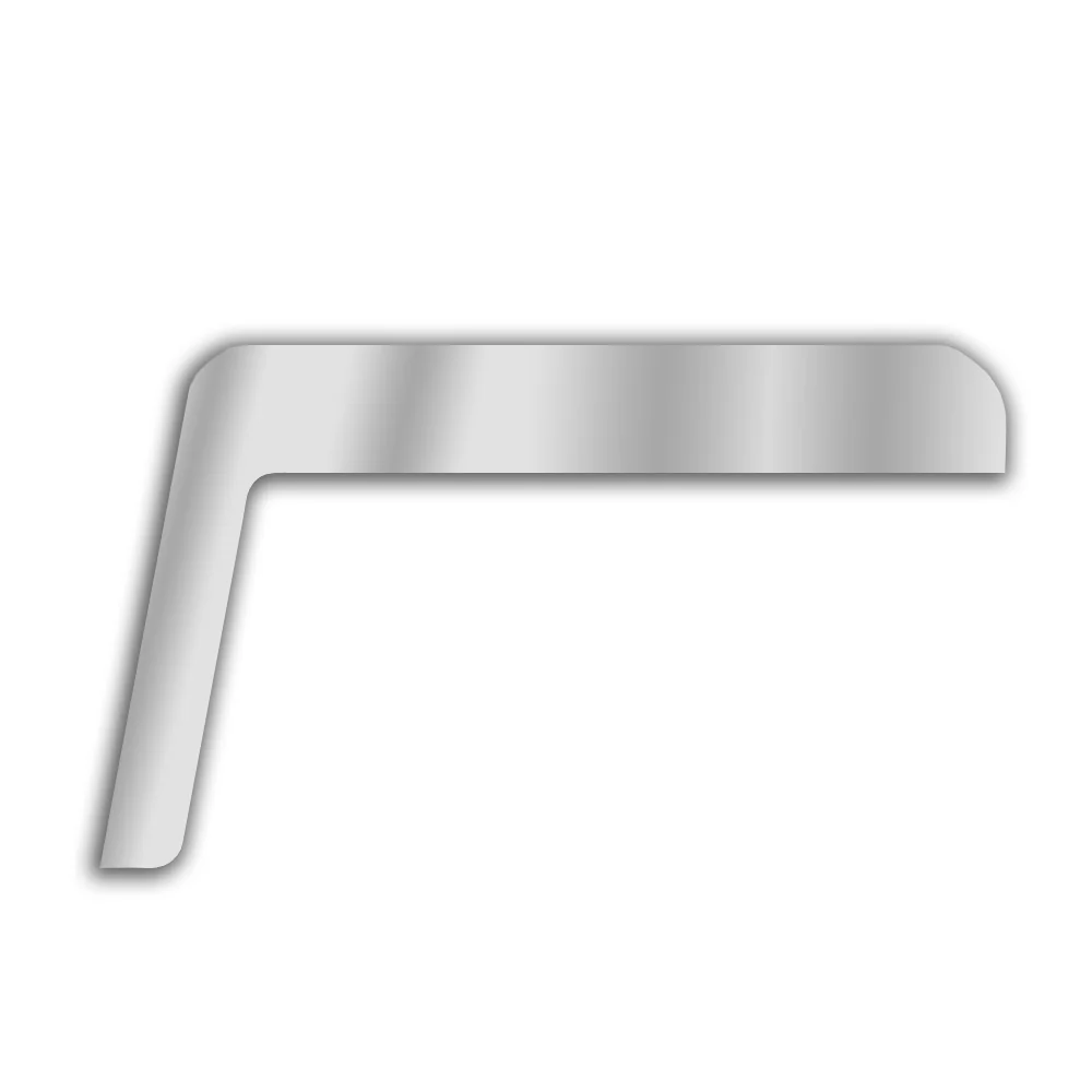 4.625" Crop Top Window Trim with Deflector for Kenworth Non-DayLite Doors