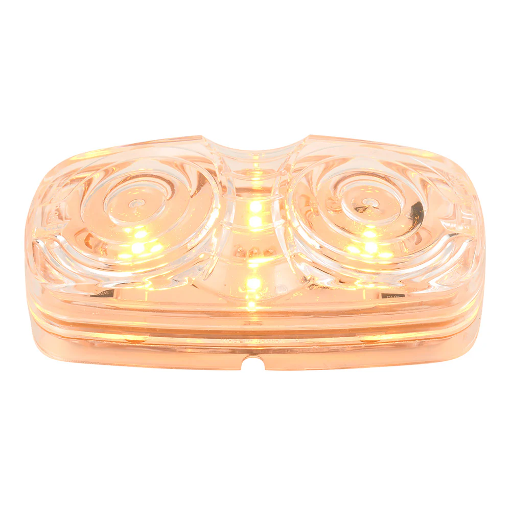4" Amber/Clear Tiger Eye Dual Function LED Light - Image 4