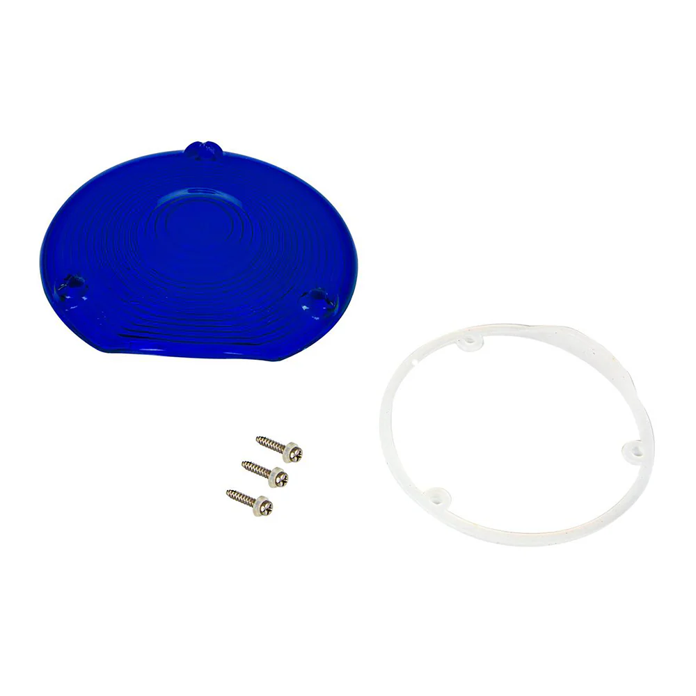 4" Blue Glass Lens - Image 3