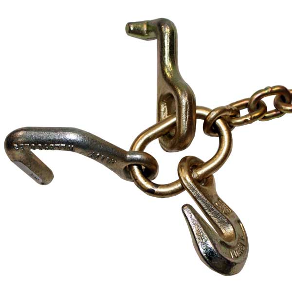 4' Chain Assembly with S, T and Grab Hooks