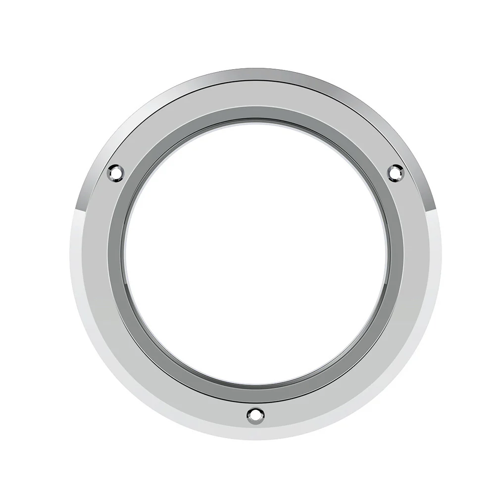 4" Chrome Plastic Light Bezel 3 Hole with SS Screws - Image 2