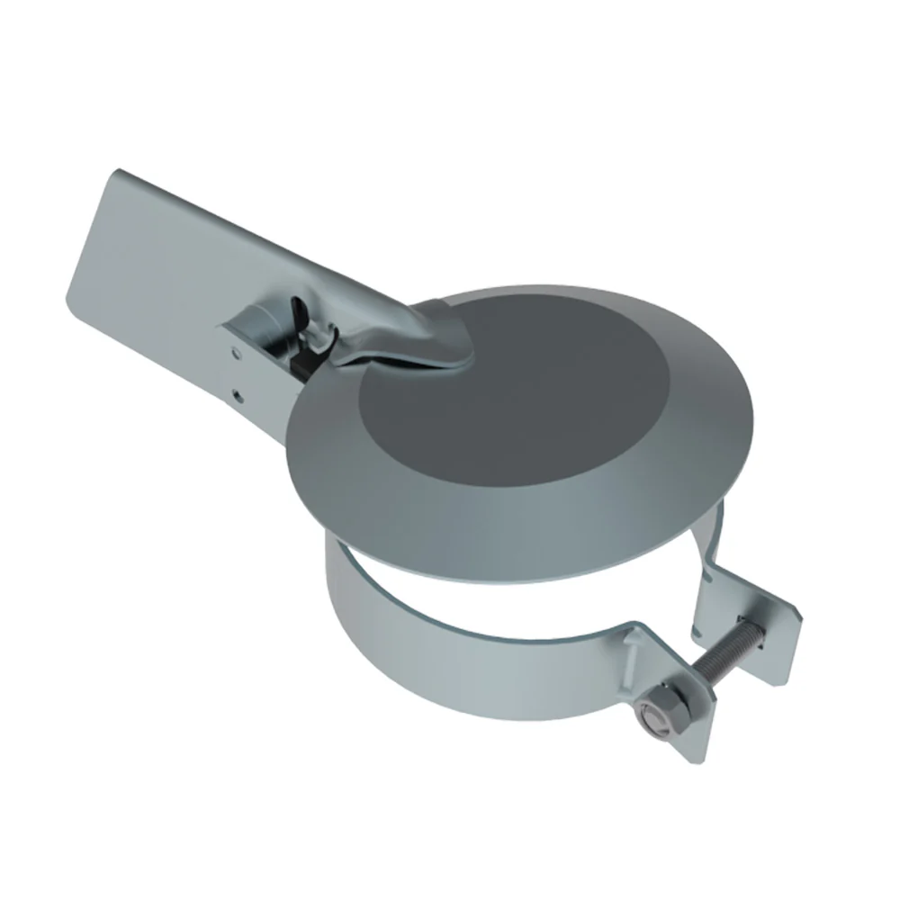 4" Chrome Rain Cap for Straight Stacks