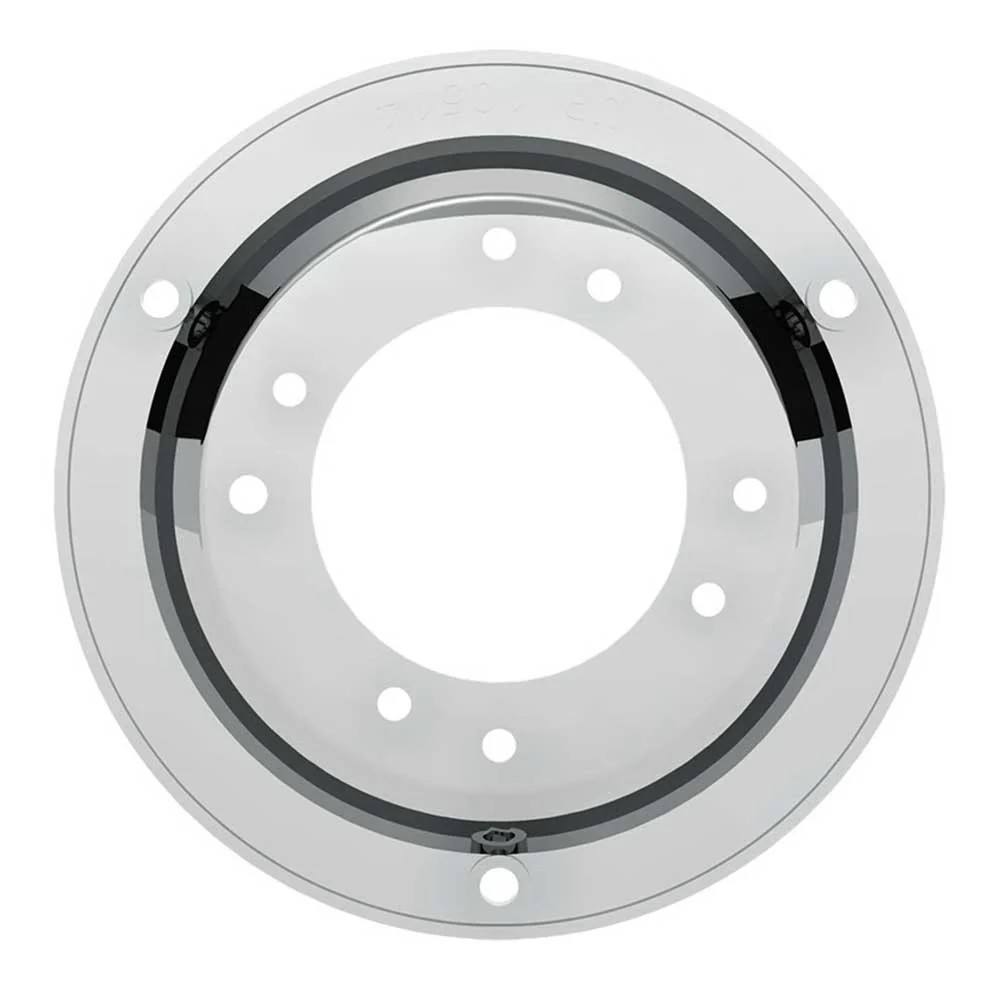 4" Concave Chrome Sleeper Bunk LED Adapter for 2" Watermelon Light - Image 4