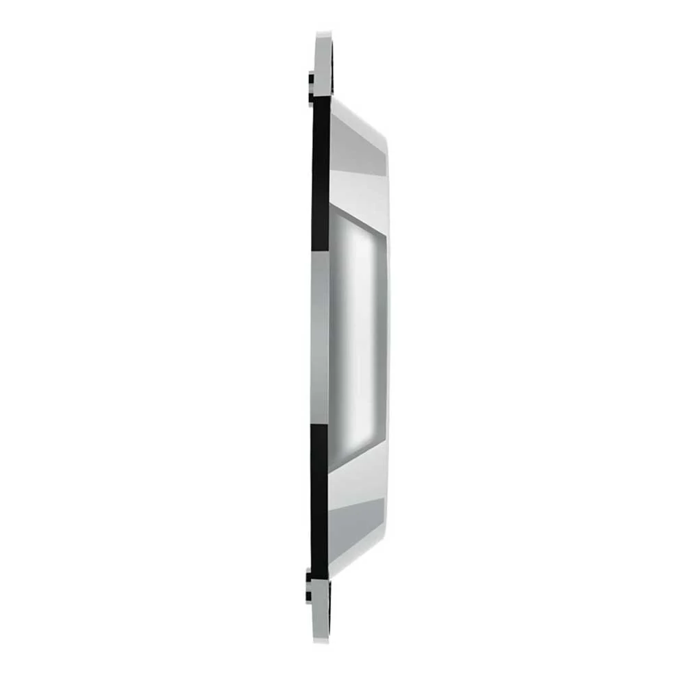 4" Concave Chrome Sleeper Bunk LED Adapter for 2" Watermelon Light - Image 5