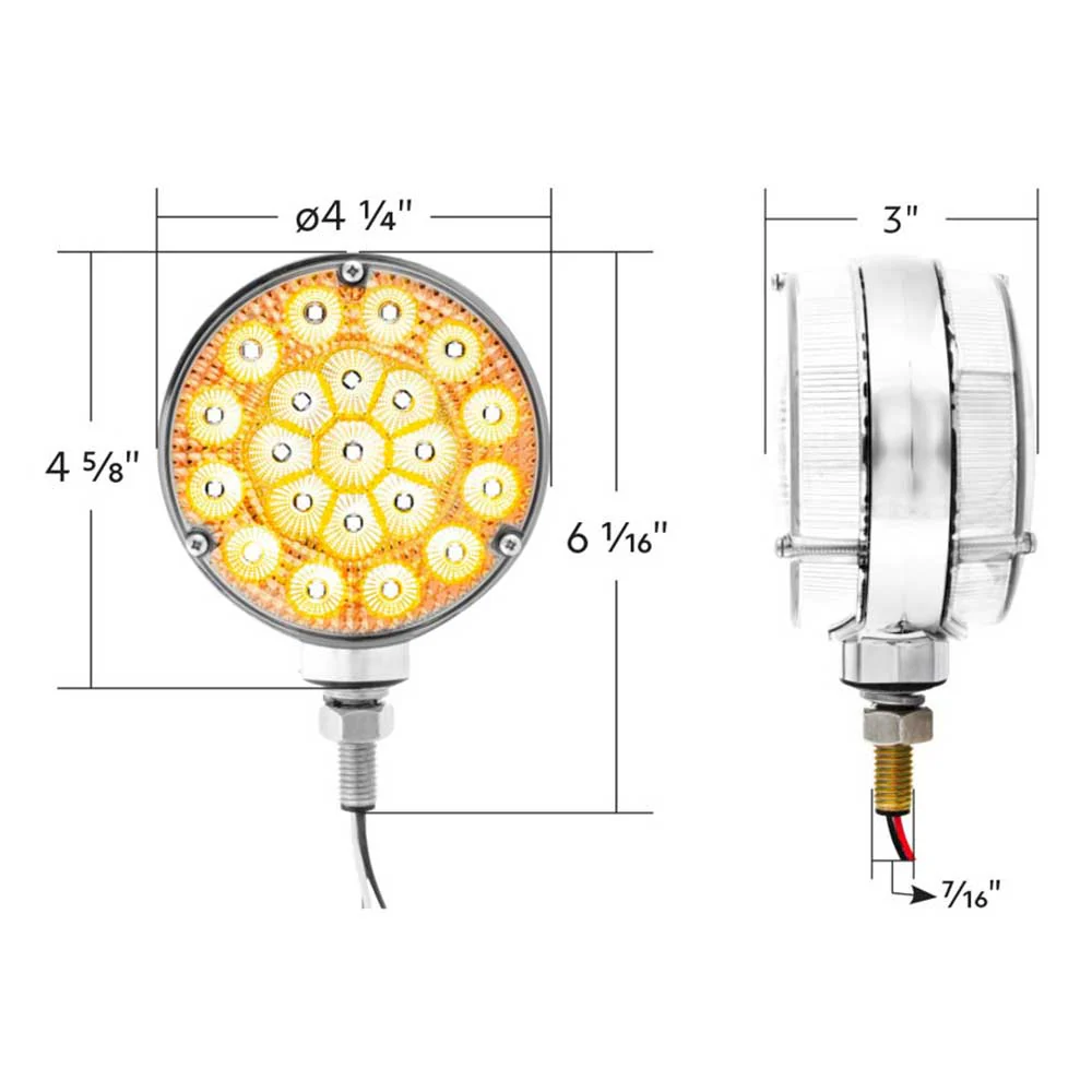 4" Double Face Reflector 42 LED Light - Image 4