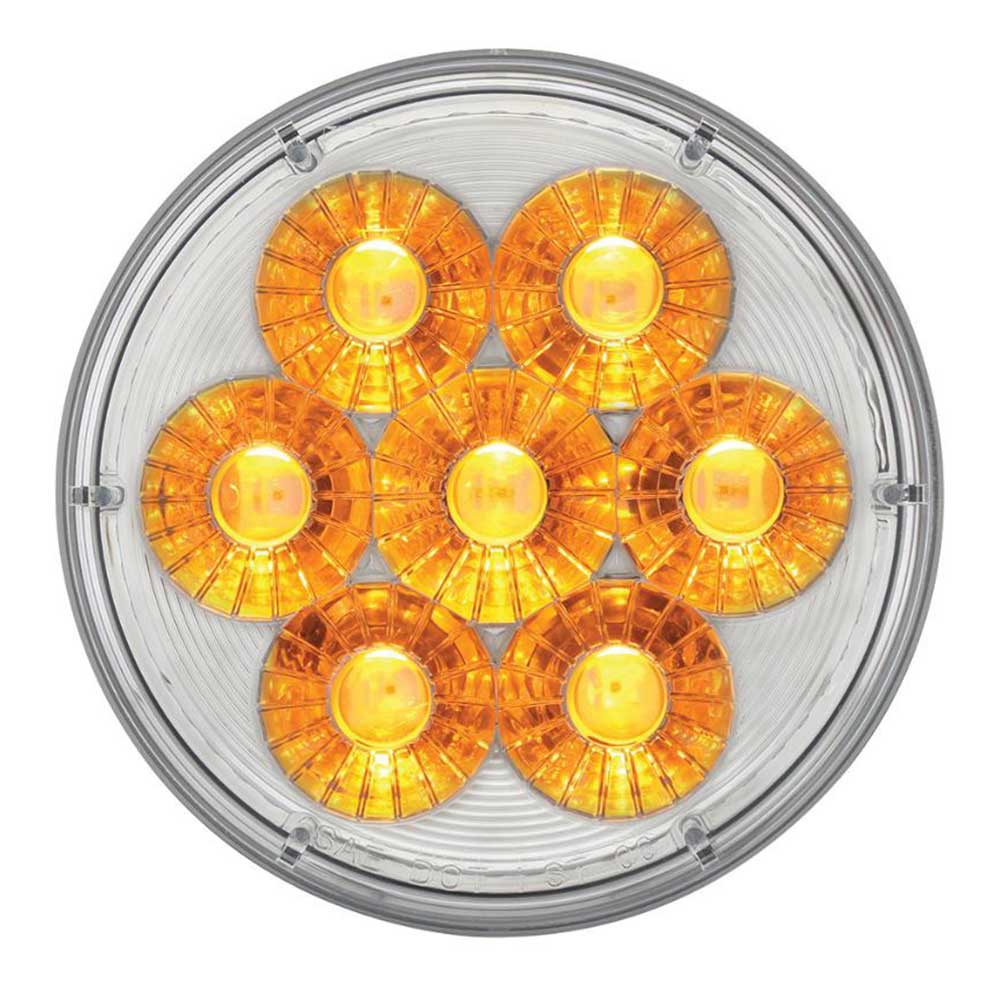 4" Double Fury 14 LED Stop, Turn, Tail Light with Clear Lens - Image 6