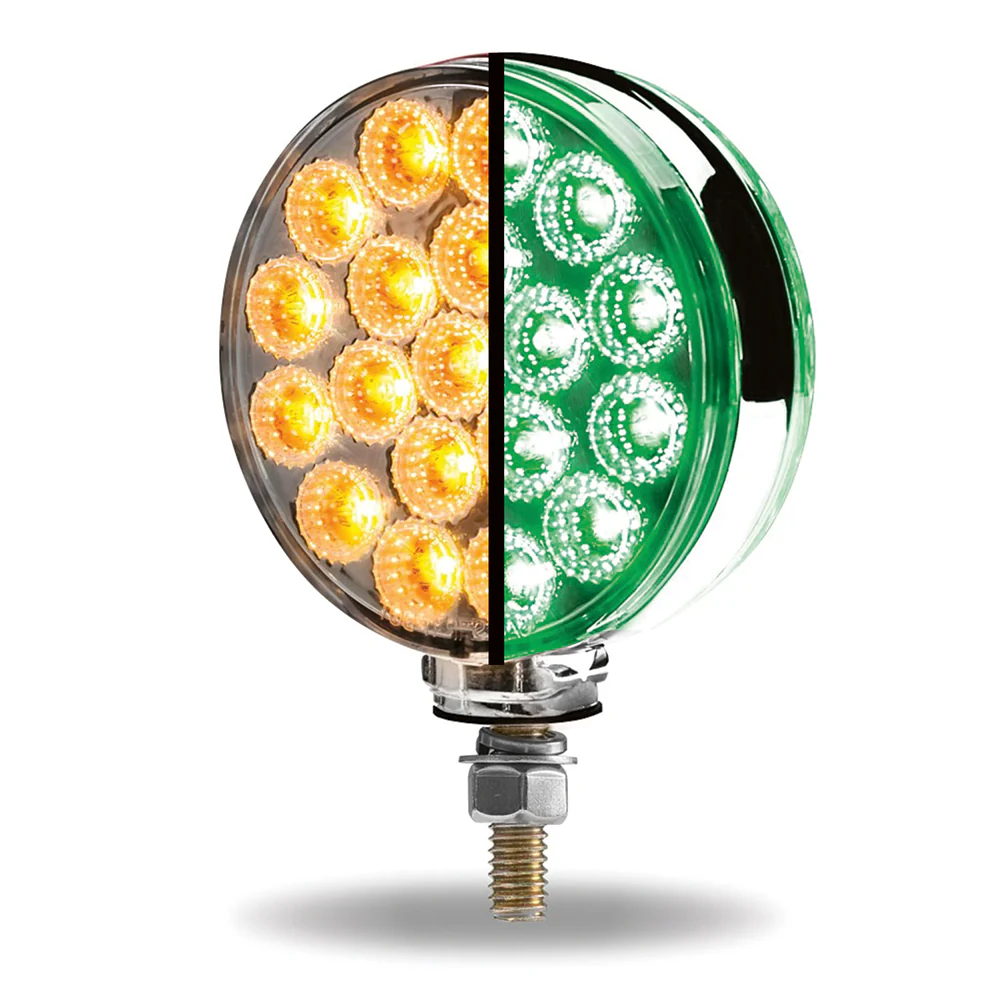 4" Dual Revolution Double Face LED Light
