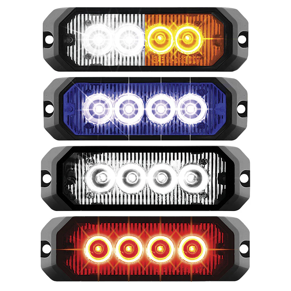 4" High Power LED Rectangular Strobe Light - Image 2
