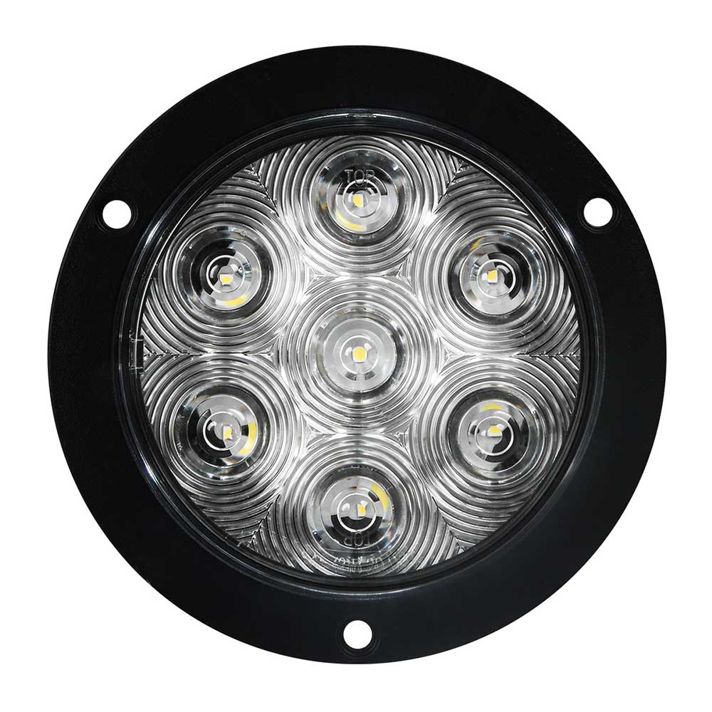 4" Highway 7 LED with Bezel Stop, Turn & Tail Light with 3 Pin Connection - Image 4