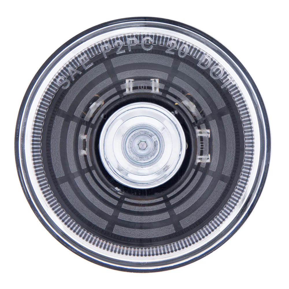 2-1/2" Abyss 4 LED Light (Clearance/Marker) - Amber LED/Clear Lens - Image 2