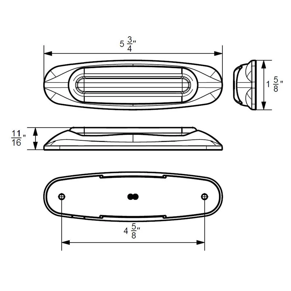 4 LED Light Track Clearance/Marker Light - Image 5