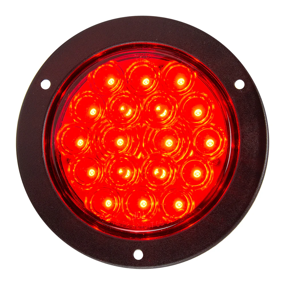 4" LED Light with Black Flange Mount - Image 2