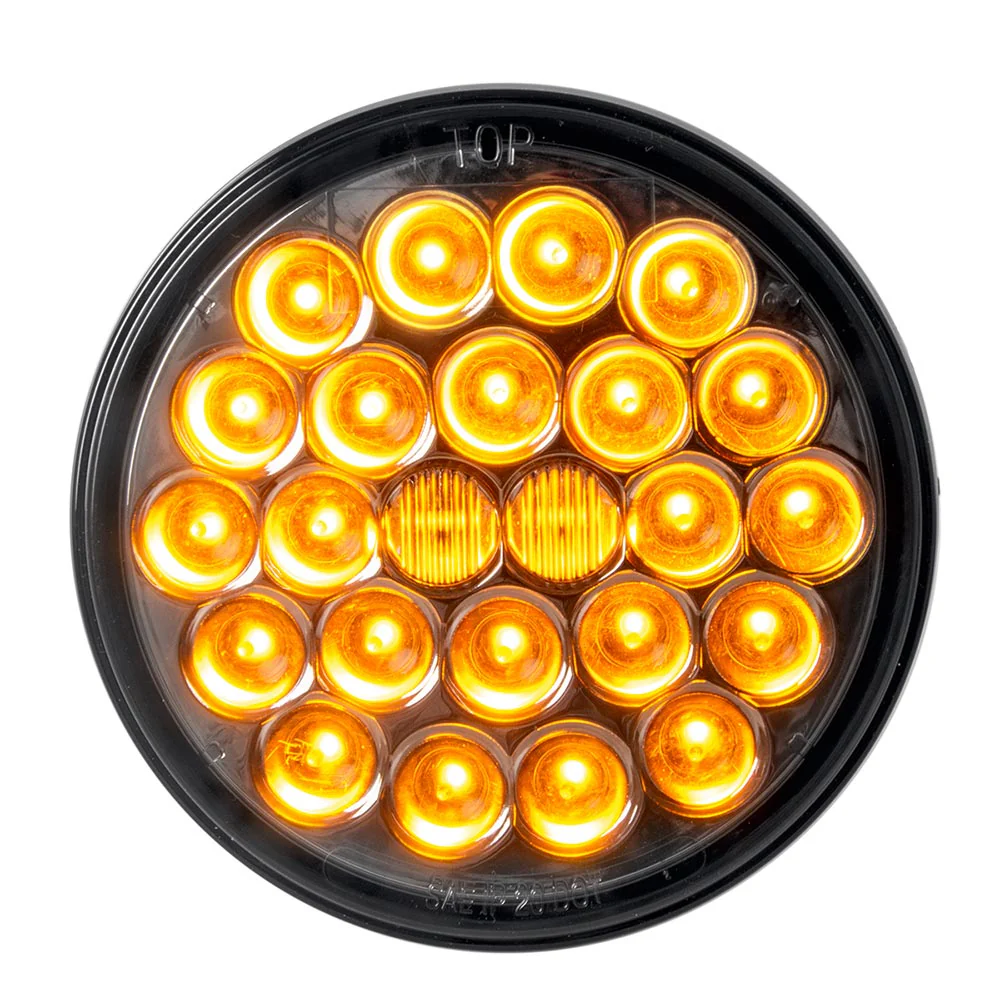 4" Pearl 24 LED Dual Function Light with Smoke Lens