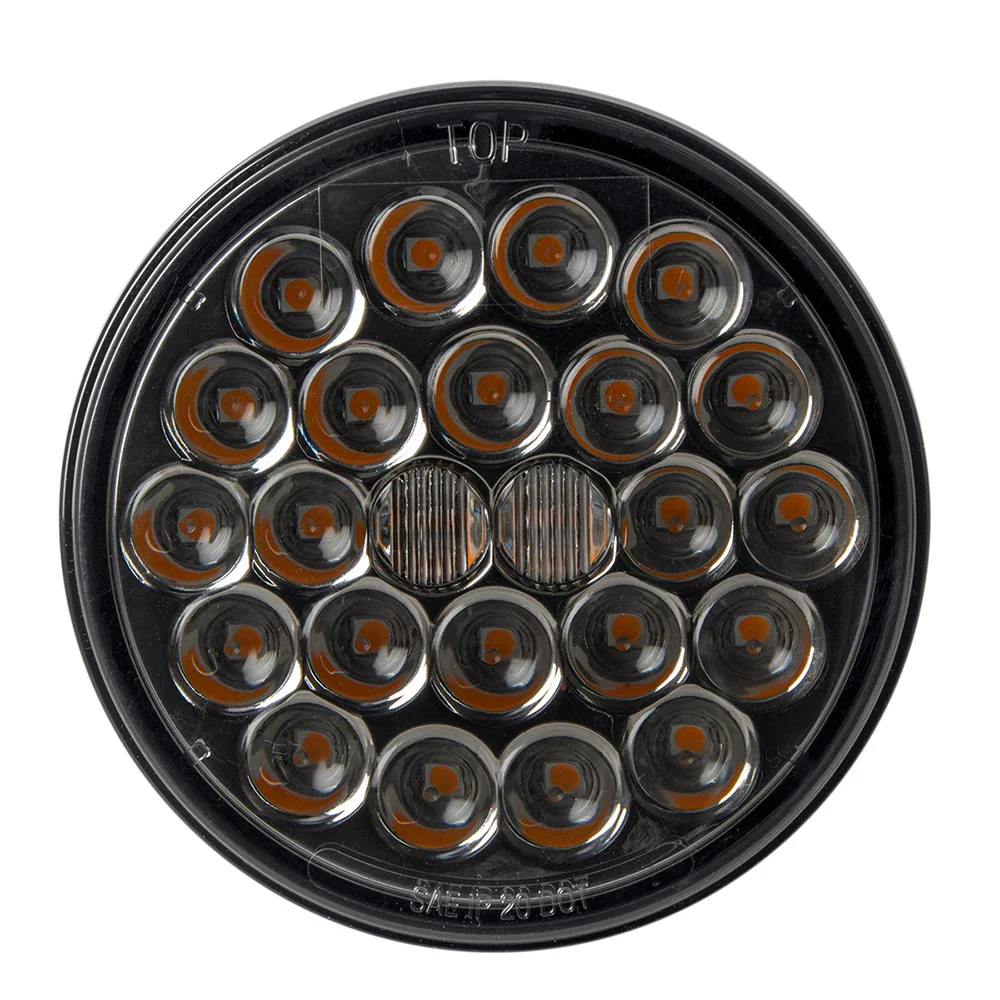 4" Pearl 24 LED Dual Function Light with Smoke Lens - Image 2