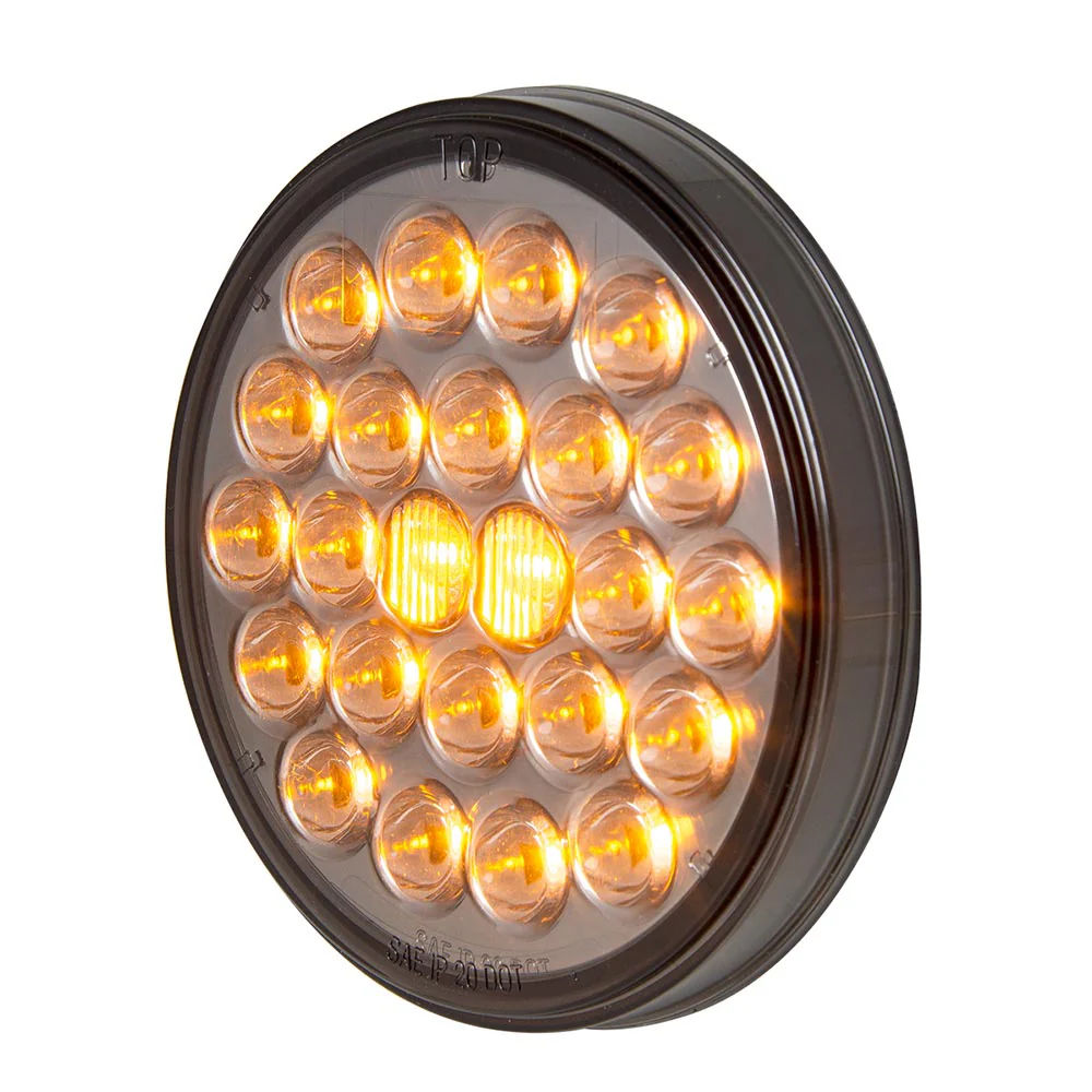 4" Pearl 24 LED Dual Function Light with Smoke Lens - Image 3
