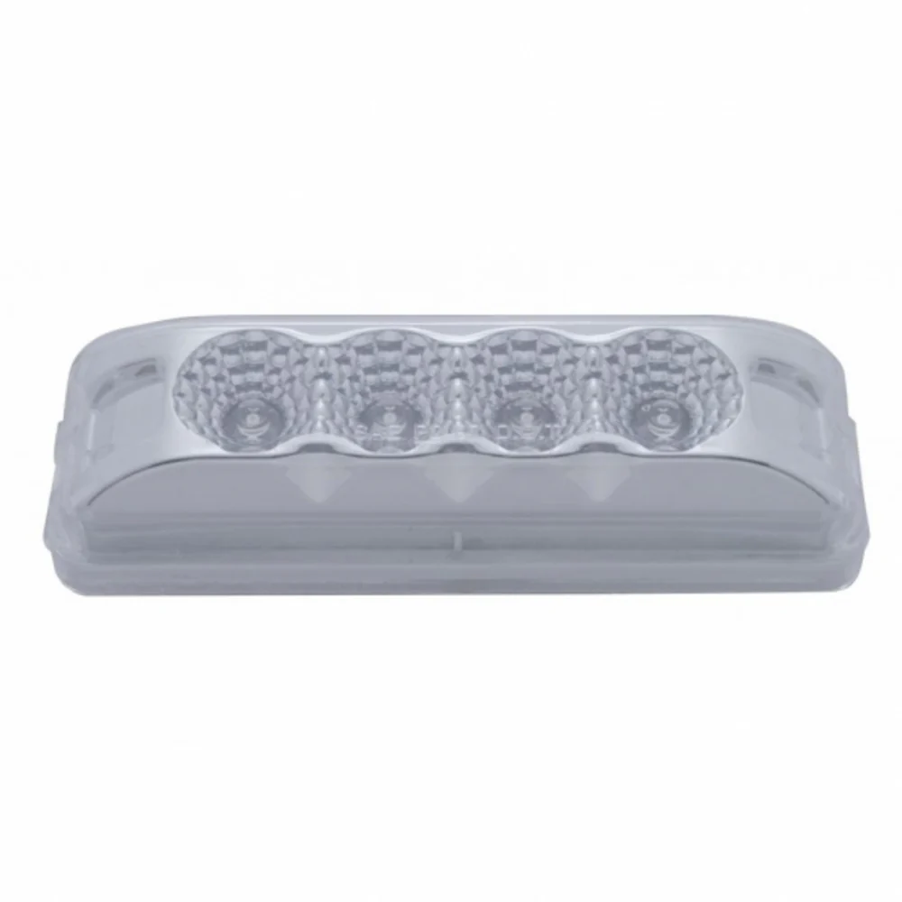 4" Reflector 4 White LED Clear Lens Auxiliary, Utility Light