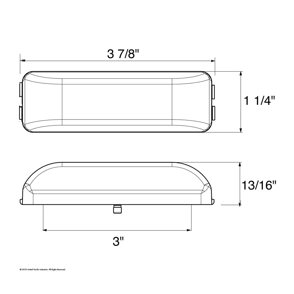4" Reflector 4 White LED Clear Lens Auxiliary, Utility Light - Image 3