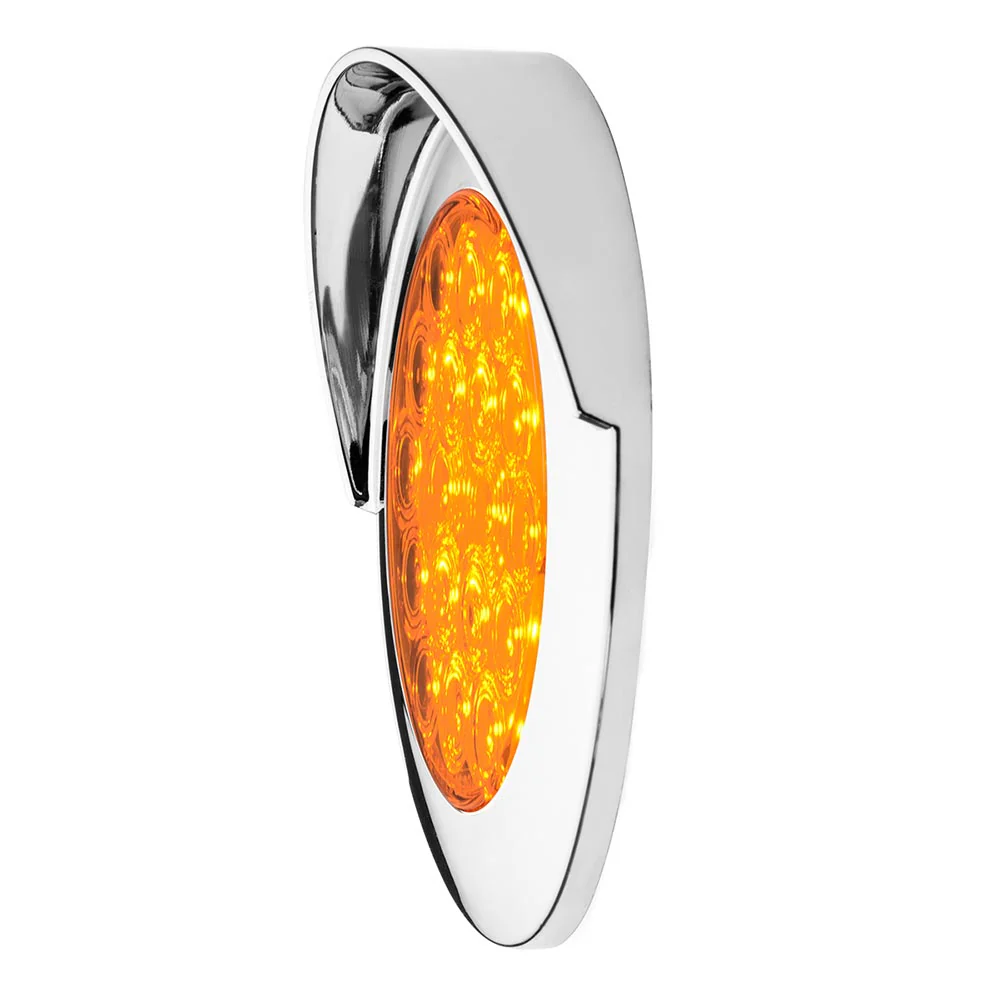 4" Round 18 LED Light with Chrome Bezel - Image 4