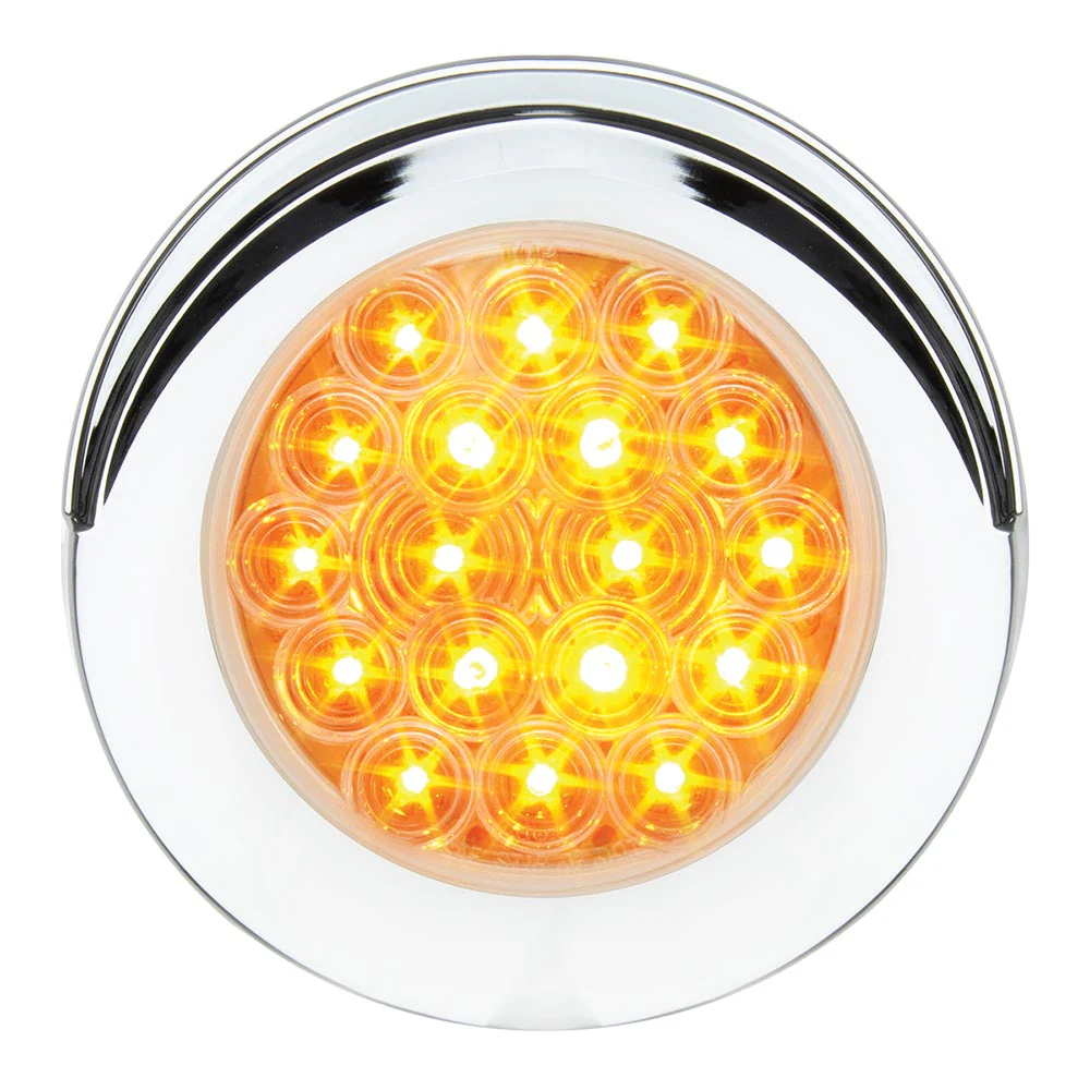 4" Round 18 LED Light with Chrome Bezel - Image 7