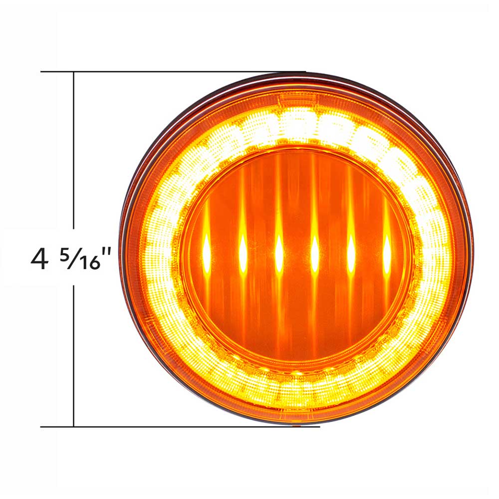 4" Round 30 LED Lumos I-Series Turn Signal Light - Image 2