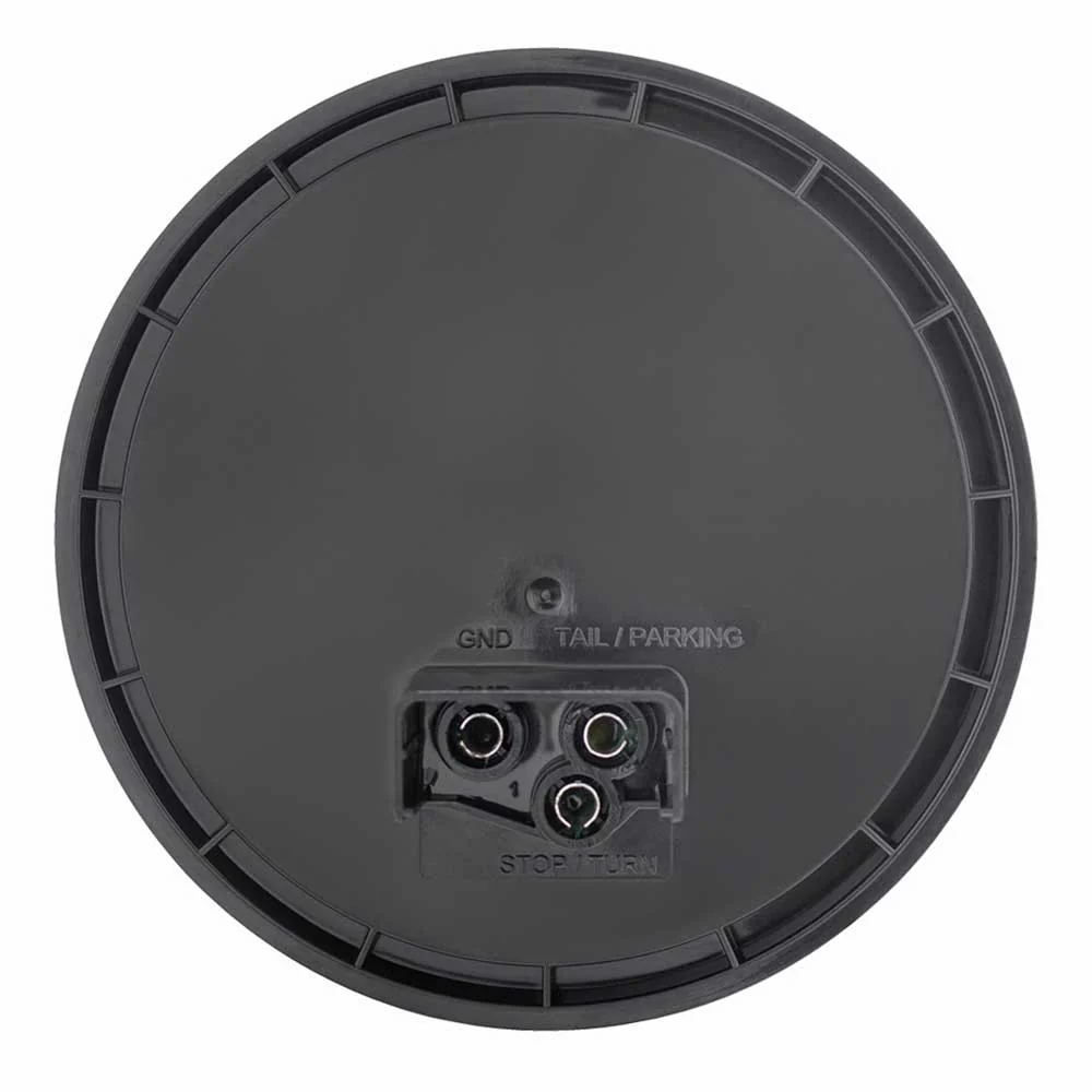 4" Round 33 Red LED Lumos X-Series Stop, Turn and Tail Light with Clear Lens - Image 7