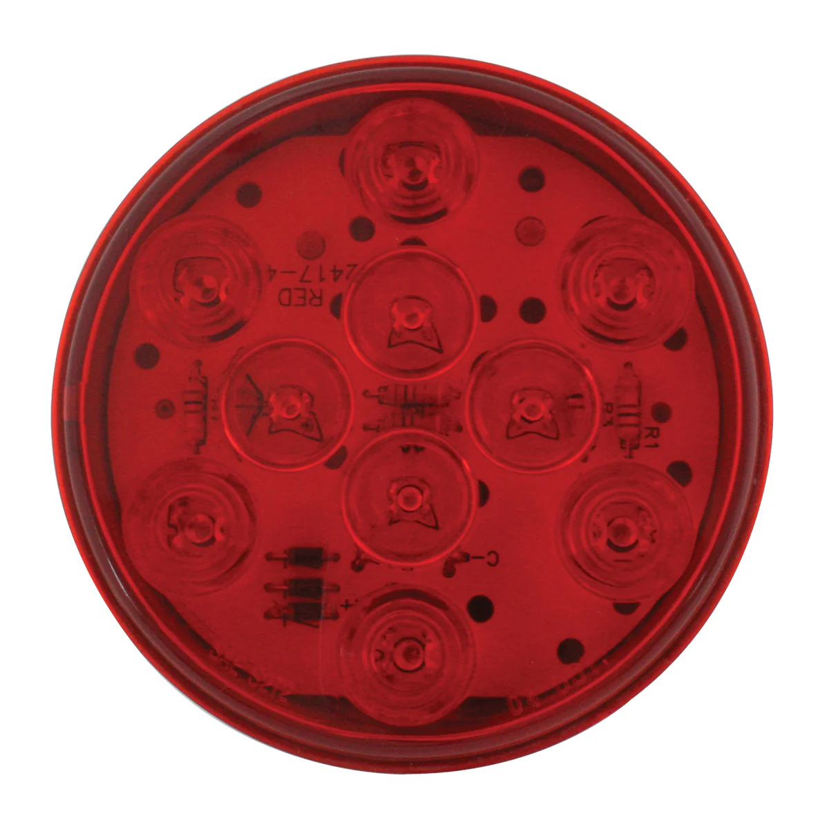 4" Round Mega 10 LED Light - Image 2