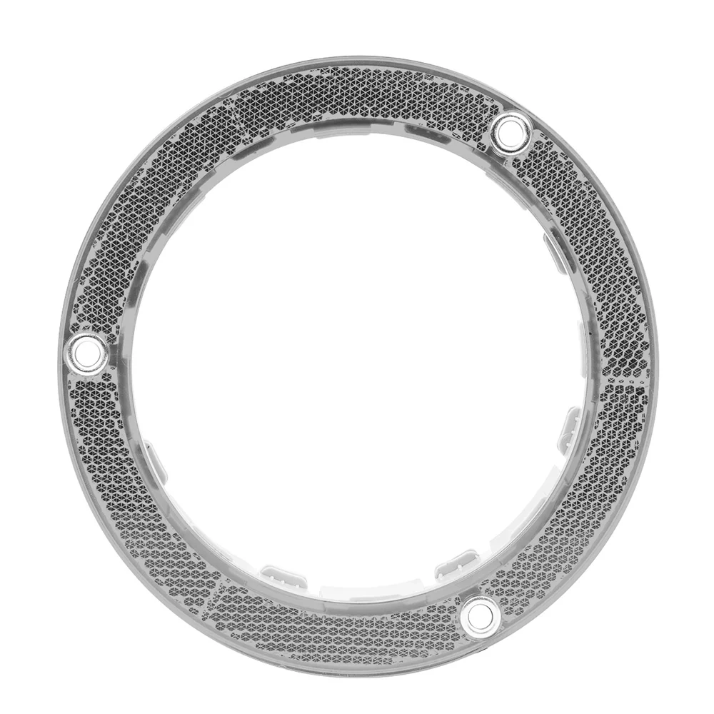 4" Round Reflective Plastic Flange Mounted Light Bezel - Image 3