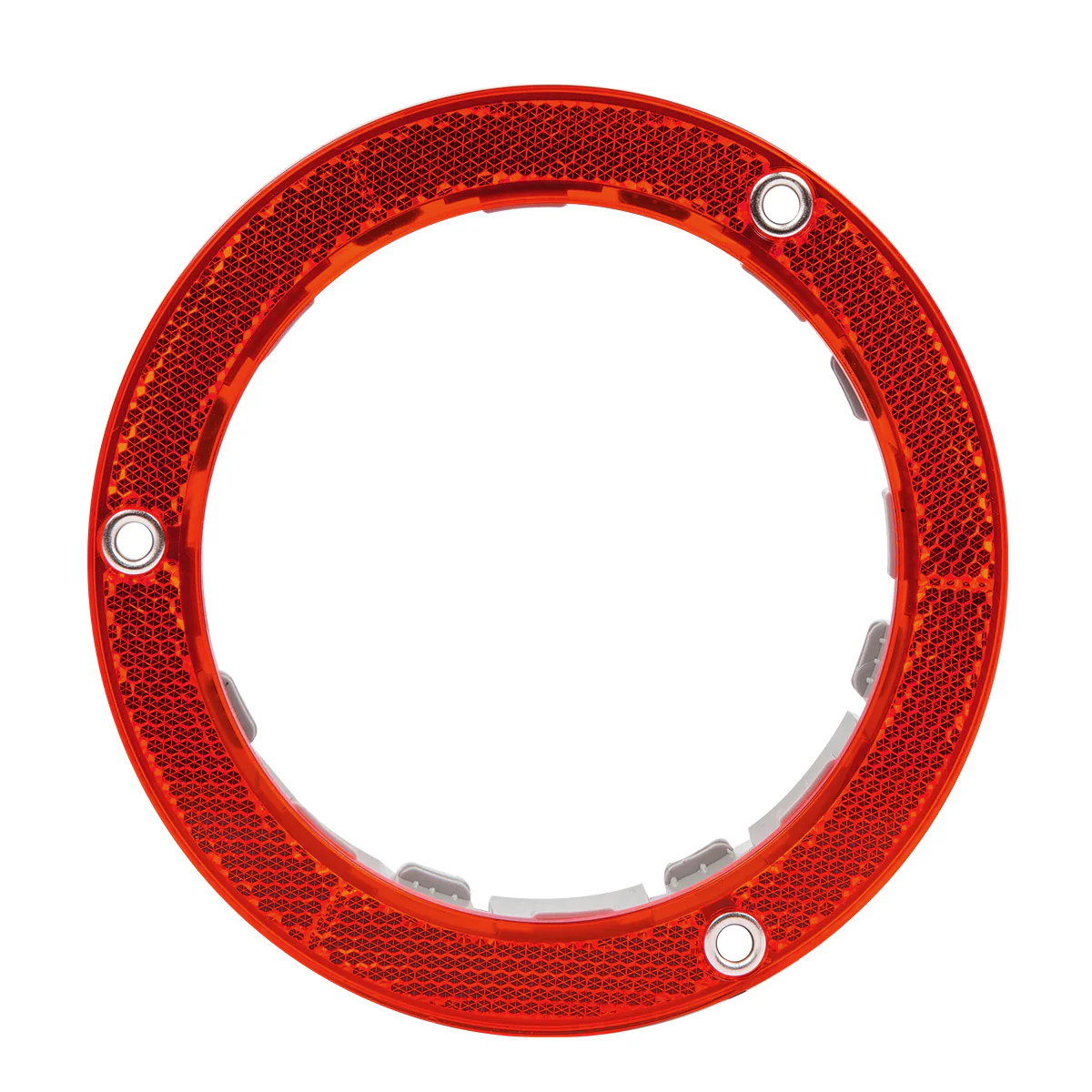 4" Round Reflective Plastic Flange Mounted Light Bezel - Image 7