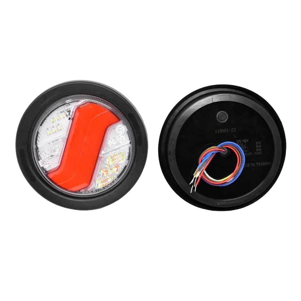 4" Round Warning Combination 40 LEDs Light Kit (PR)