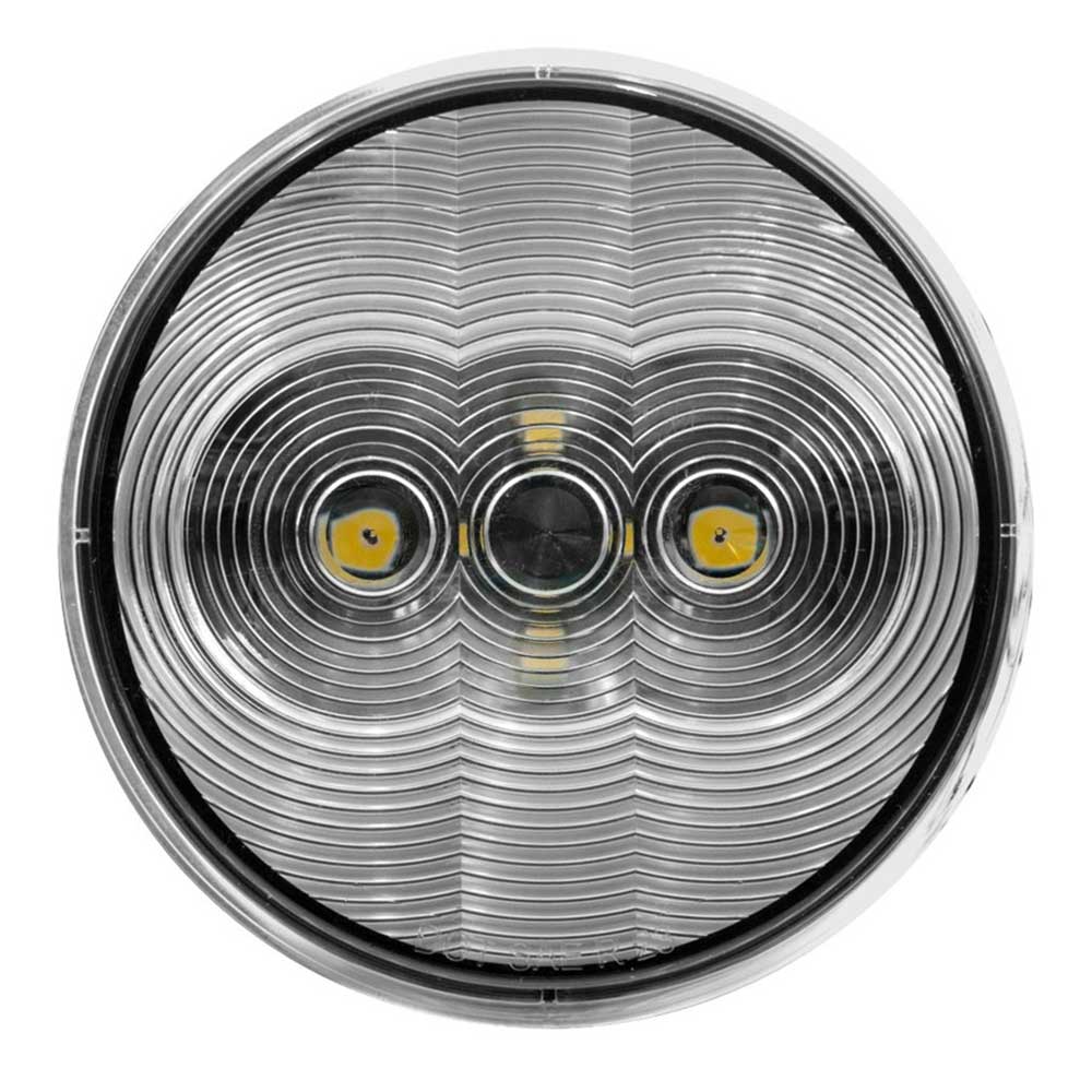 4" Round White Back Up 6 LED Light - Image 3