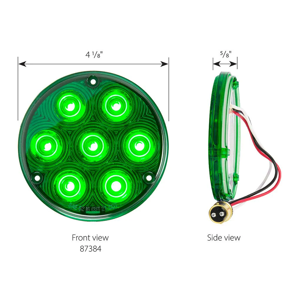 4" Slim LED Light with 1157 Plug - Image 8