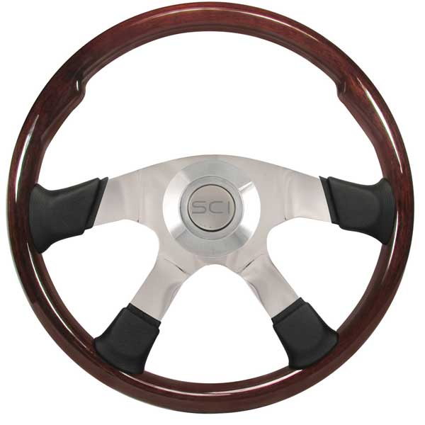 4 Spoke Milestone Halo Steering Wheel 18"