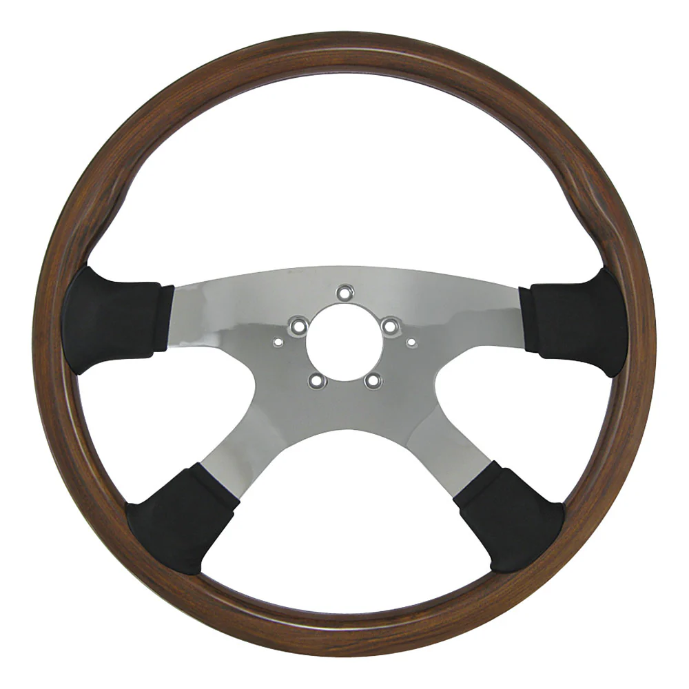 4 Spoke Tour 4 Mahogany Steering Wheel 18"