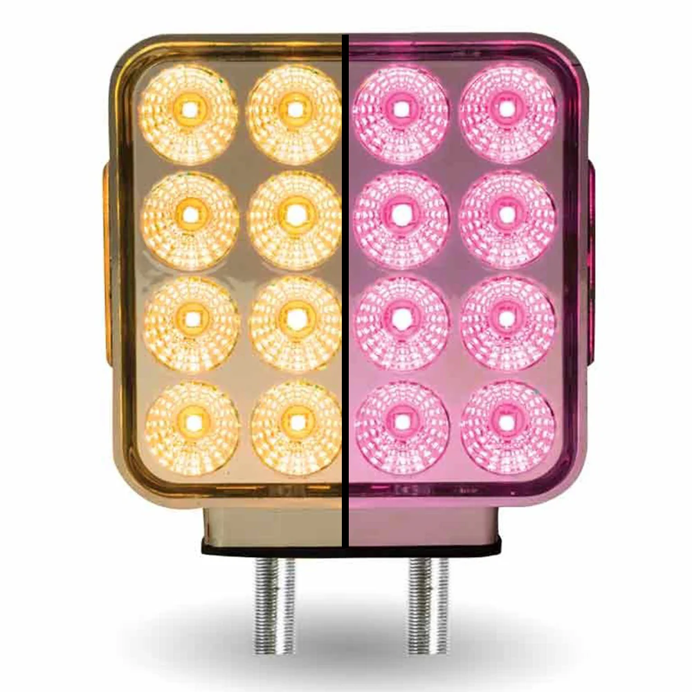 4" Square Dual Revolution Double Face LED Light - Image 12