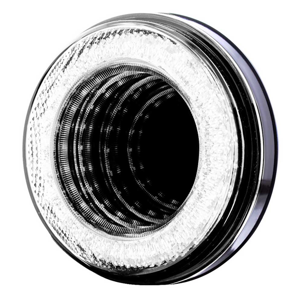 4" White Round 24 LED Mirage Back Up Light - Image 3