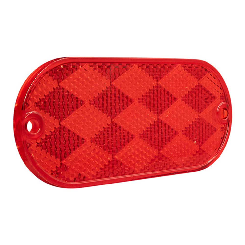 4" x 2" Oval Quick Mount Reflector - 20PK - Image 4