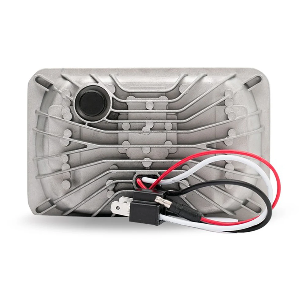 4" x 6" Heated LED Projector Headlight with Backlit Auxiliary - Image 3