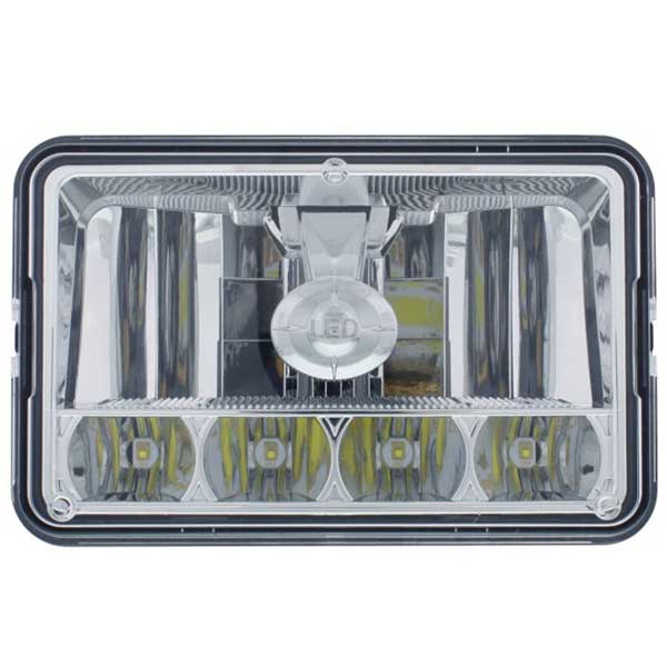 4" x 6" High Power LED Crystal Headlight
