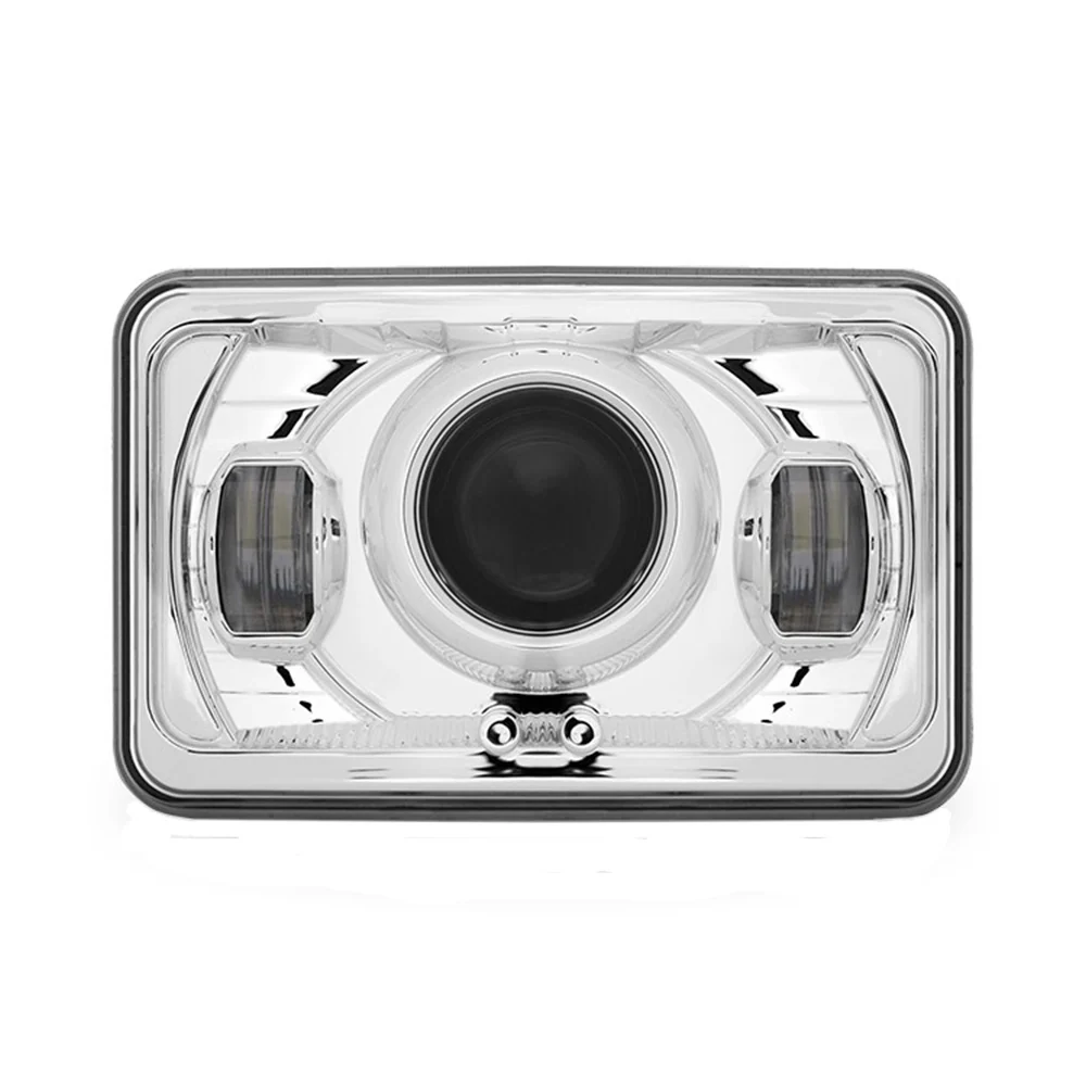 4" x 6" LED Projector Headlight with Backlit Auxiliary - Image 2