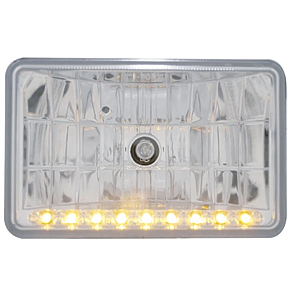 4" x 6" Rectangular Crystal Headlight with LED - Image 7