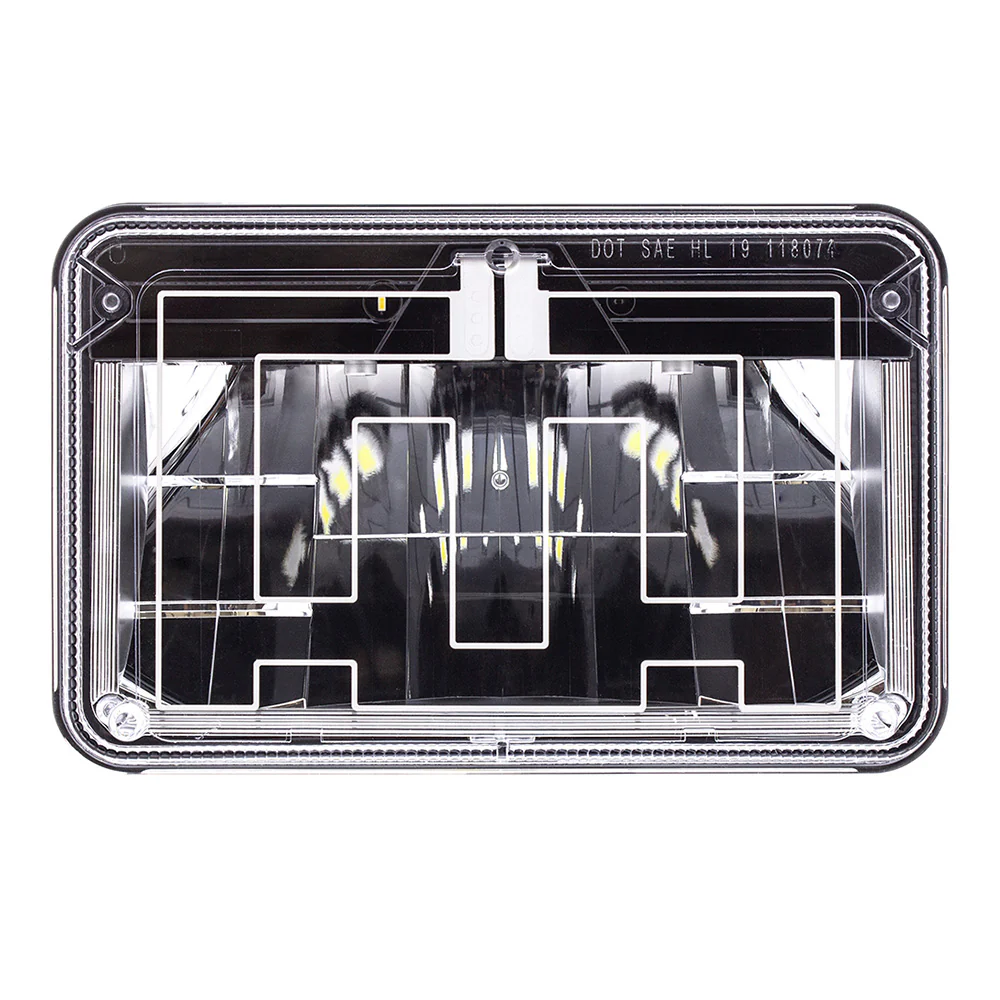 4" x 6" Ultralit Heated LED High Beam Headlight with Polycarbonate Lens and Housing