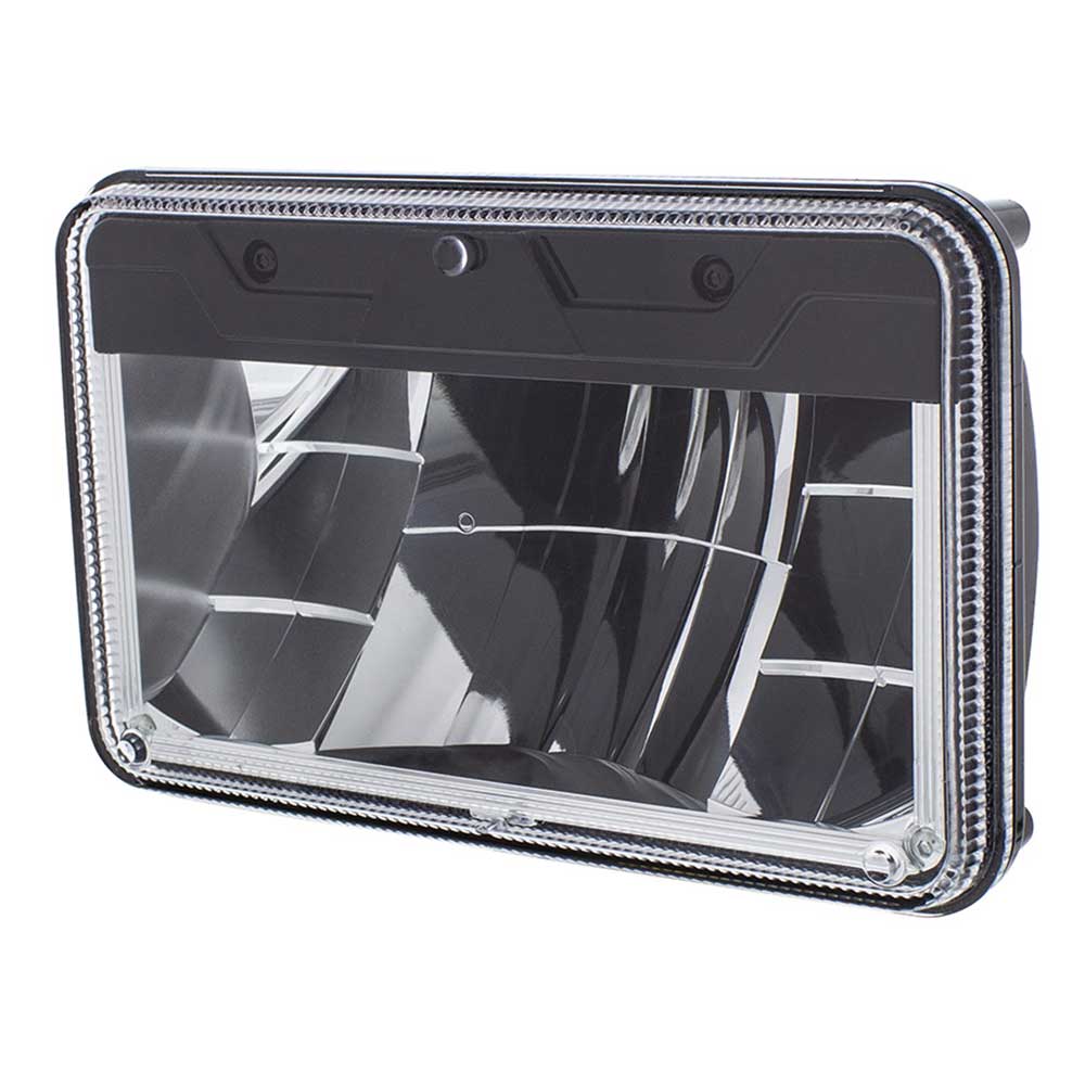4" x 6" Ultralit LED High Beam Headlight w/ Polycarbonate Lens & Housing - Image 2