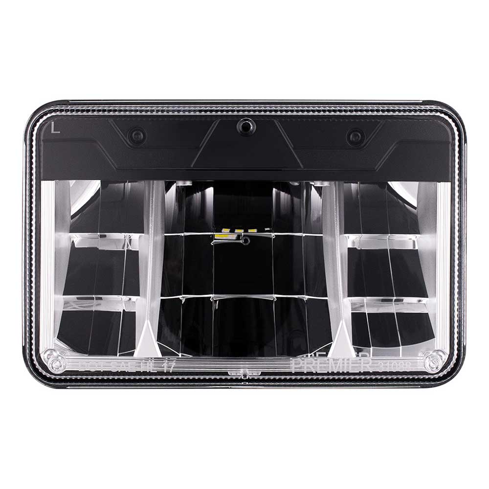 4" x 6" Ultralit LED Low Beam Headlight w/ Polycarbonate Lens & Housing - Image 2