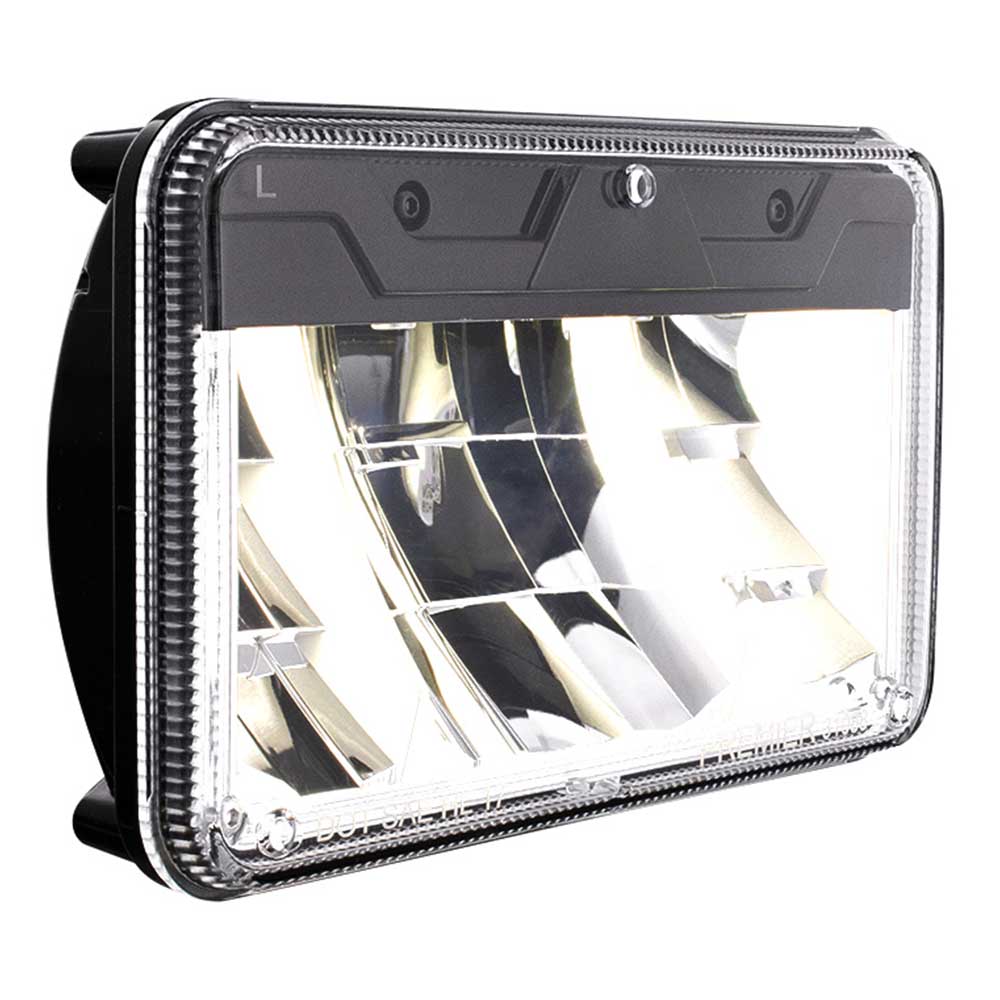 4" x 6" Ultralit LED Low Beam Headlight w/ Polycarbonate Lens & Housing - Image 3