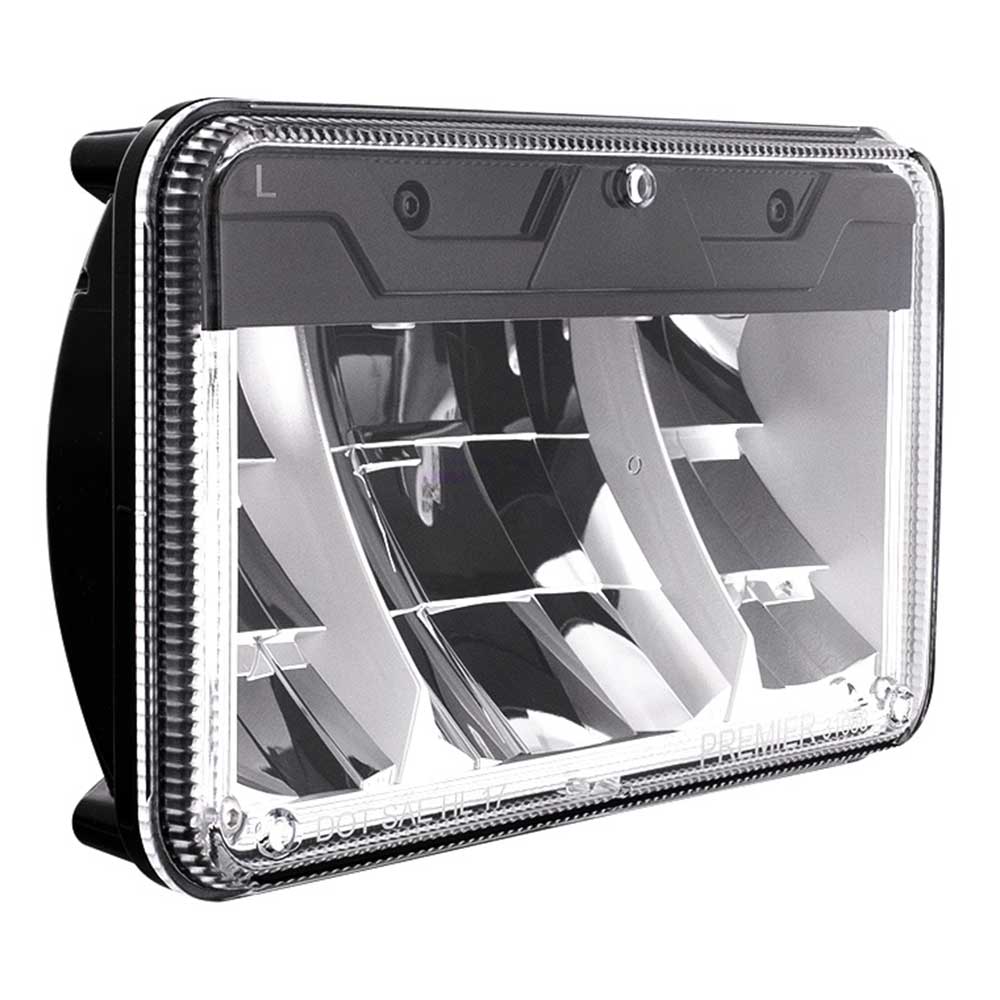 4" x 6" Ultralit LED Low Beam Headlight w/ Polycarbonate Lens & Housing - Image 4